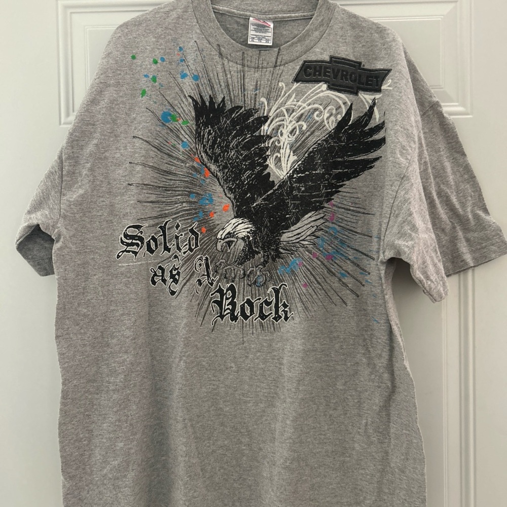 Solid As A Rock Gray Graphic T-Shirt for Men